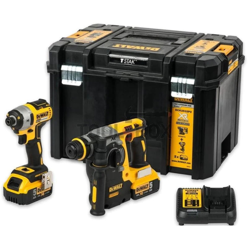 DeWALT DCK2532P2, 18V , DCH273, DCF887 Brushless Punch and Screwdriver Set