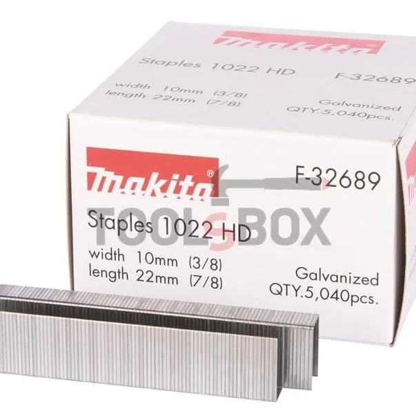 Скоби за такер Makita F-32689 ,22мм, 5040бр