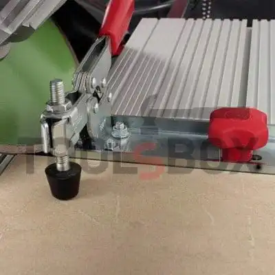 Guide bar clamp for circular saw DV-200, DC-250, DS-250-N, DX-350-N, Rubi 51916