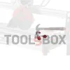 Guide bar clamp for circular saw DV-200, DC-250, DS-250-N, DX-350-N, Rubi 51916