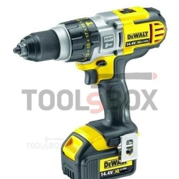 Cordless impact drill DeWALT DCD936M2 , 14.4V , 2 batteries , charger and case