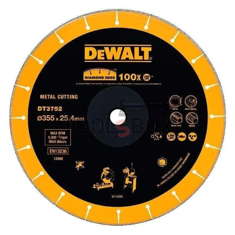 DeWALT DT3752-QZ diamond disc, 355 - 24.4mm