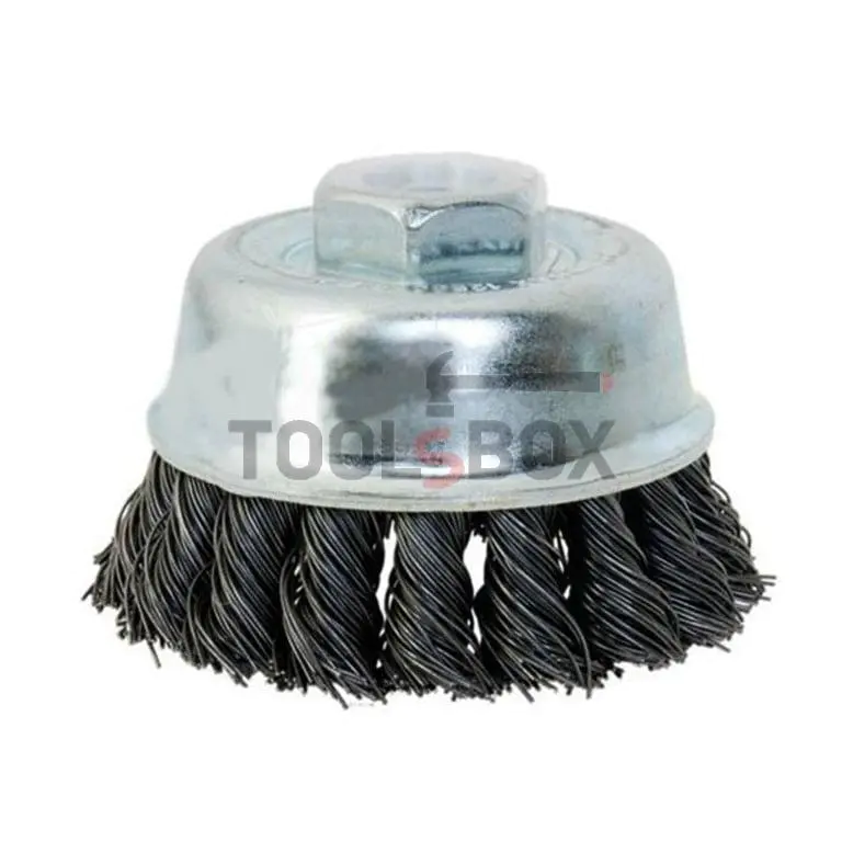 Wire brush - steel twisted wire Hitachi 751346 for angle grinder