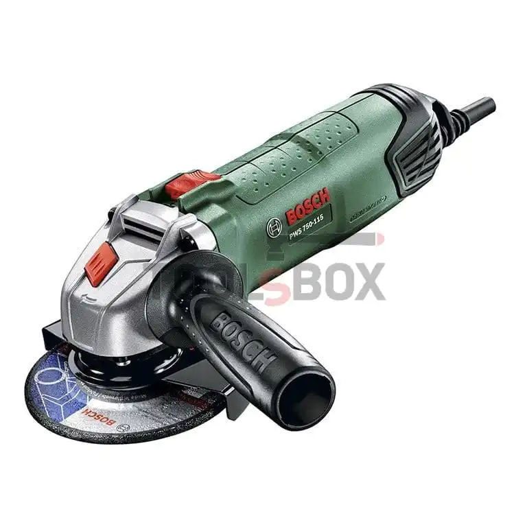 Angle grinder Bosch PWS Universal, ф 115 mm 750 W, 12000 revolutions