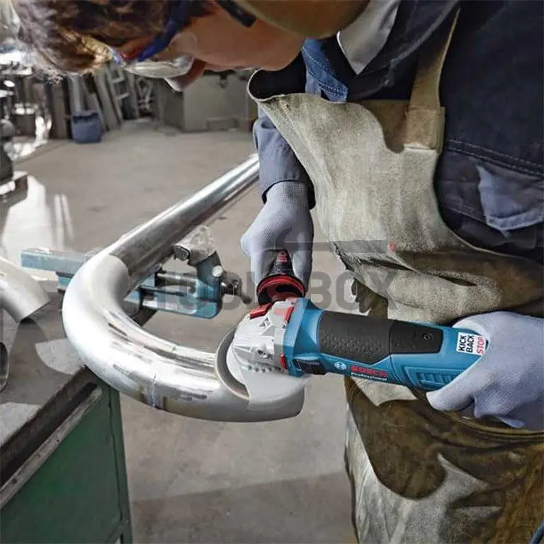 Angle grinder Bosch GWS 17-125 Inox Professional, ф 125 mm 1700 W, 2200 - 7500 revolutions