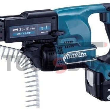 Makita BFR440RFE cordless screwdriver with filler , 14.4V , 2 batteries and charger