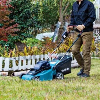 Акумулаторна Косачка Колесна Makita DLM380Z , 18V + 18V