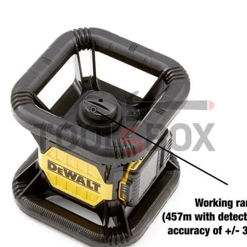 DeWALT Rotary Laser Level DCE074D1R , 18V , Red Beam