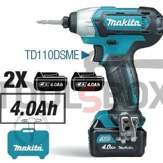 Cordless Impact Driver Makita TD110DSME , 10.8V