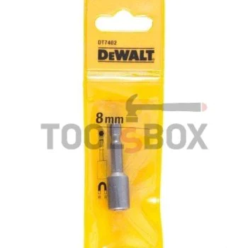 Вложка с магнитен накрайник 8 мм DeWALT DT7402