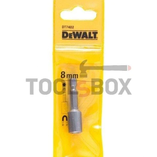 Insert with magnetic tip 8 mm DeWALT DT7402