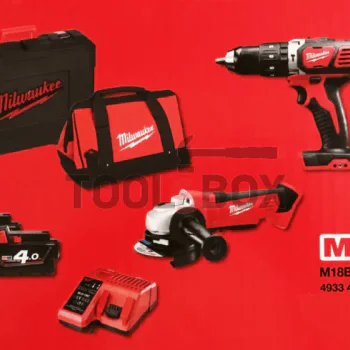 Комплект винтоверт и ъглошлайф Milwaukee M18BPP2M-402B
