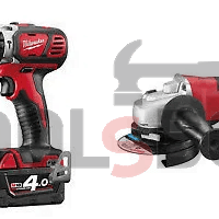 Комплект винтоверт и ъглошлайф Milwaukee M18BPP2M-402B
