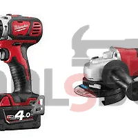 Комплект винтоверт и ъглошлайф Milwaukee M18BPP2M-402B