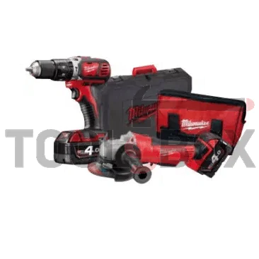 Комплект винтоверт и ъглошлайф Milwaukee M18BPP2M-402B