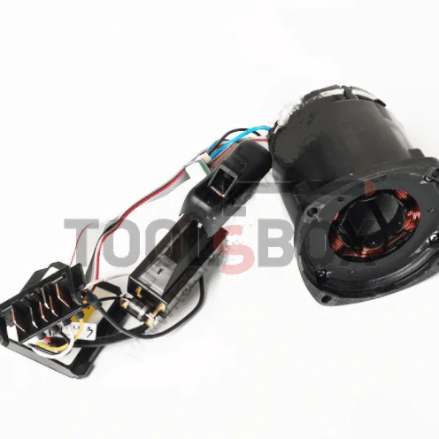 Електродвигател и прекъсвач к-кт за ъглошлайф за DCG414T2 DeWALT Toughtsystem DS150 N508008