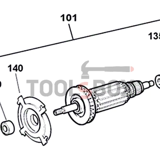 Котва за ъглошлайф DWE4010 DeWALT N358499