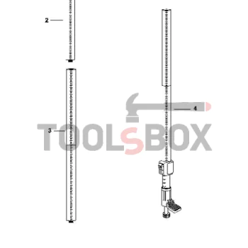 DeWALT base for telescopic pole 1004552-03