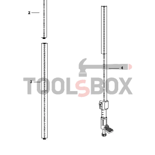 DeWALT base for telescopic pole 1004552-03