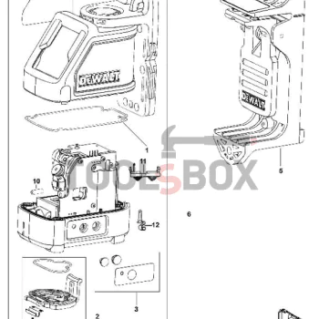 DeWALT contact plate for laser level DW087K, DW088KD / N234881