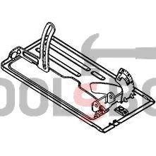 Плот DeWALT за ръчен циркуляр DWE560, DWE560K / N136649