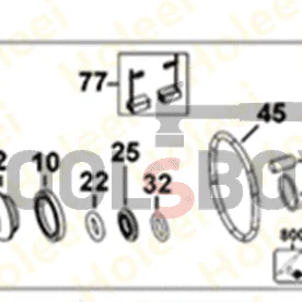 Комплект DeWALT за перфоратор D25032 / N418448
