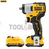 Cordless impact wrench DeWALT DCF902D2K, 270 Nm, 12 V, 3/8