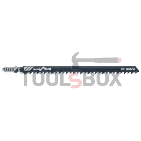 Bosch T 344 D jig saw blade, Speed for wood 5 pcs, 2608633A34