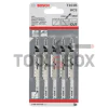 Нож за прободен трион Bosch T101B за дърво 5 броя 2608630030