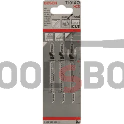 Нож за прободен трион Bosch T101AO 3 броя 2608630559 за дърво