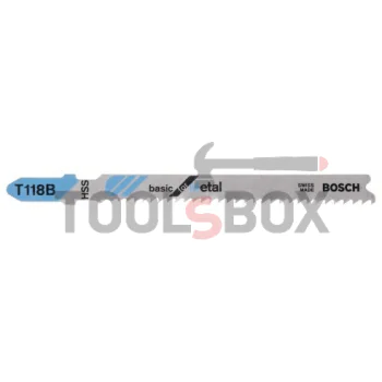 Нож за прободен трион Bosch T118 B за метал 2608631673