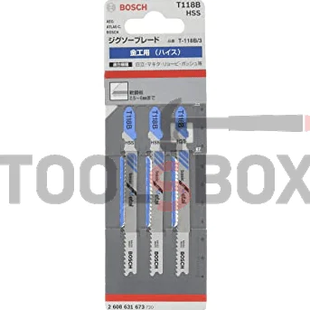 Нож за прободен трион Bosch T118 B за метал 2608631673