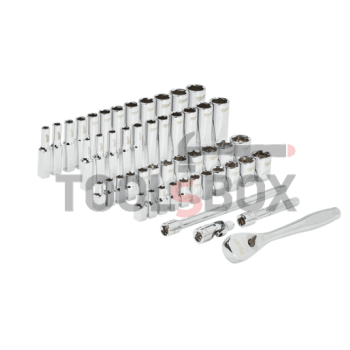 Milwaukee socket set 48229004 / 50 pcs / 1/4
