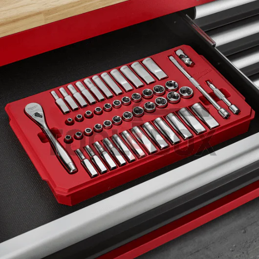 Milwaukee socket set 48229004 / 50 pcs / 1/4