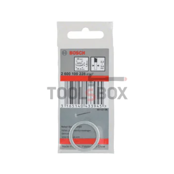 Transition sleeve for Bosch circular saw blade ф 25.4x20 mm, 1.8 mm / 2600100228