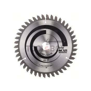 Циркулярен диск Bosch Ф160x20/16 x 2,4 mm; 42 Multi Material Z42 / 2608640503