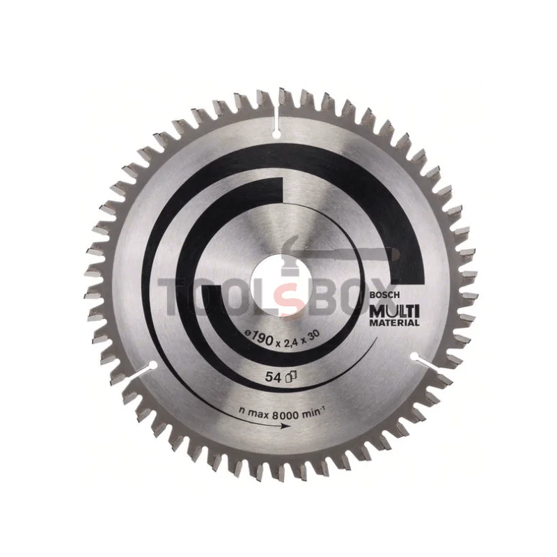 Циркулярен диск Bosch Ф190x30x2,4 mm; 54 Multi Material Z54 / 2608640509