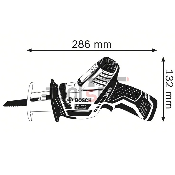 Cordless sabre saw Bosch GSA 12V-14 Professional, 12V