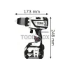 Акумулаторен винтоверт BOSCH GSR 18V-60 C ( Само тяло ) 06019G1102
