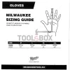 Milwaukee fingerless gloves 48229742 Size 9 - L