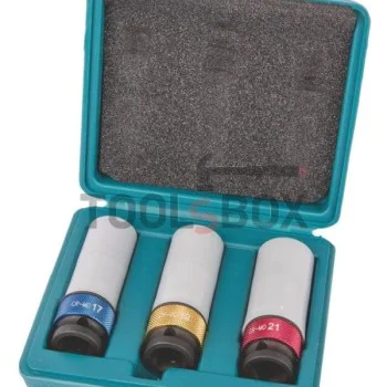 Комплект вложки за гайковерт 1/2” Makita P-90560 85 мм - 3бр