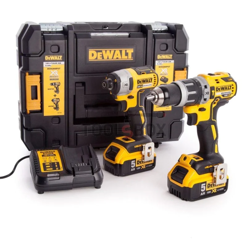 DeWALT DCK266P2T , DCF887N, DCD796 Brushless Drill and Screwdriver Set