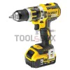 DeWALT DCD795P2 brushless impact drill, 18V, 2 batteries 5AH, charger and carrying case