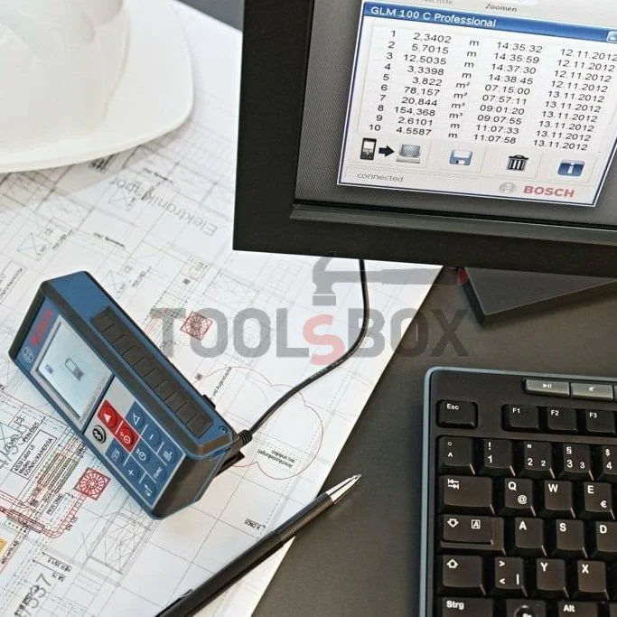 Bosch GLM 100 C Professional laser impact roller, 100m