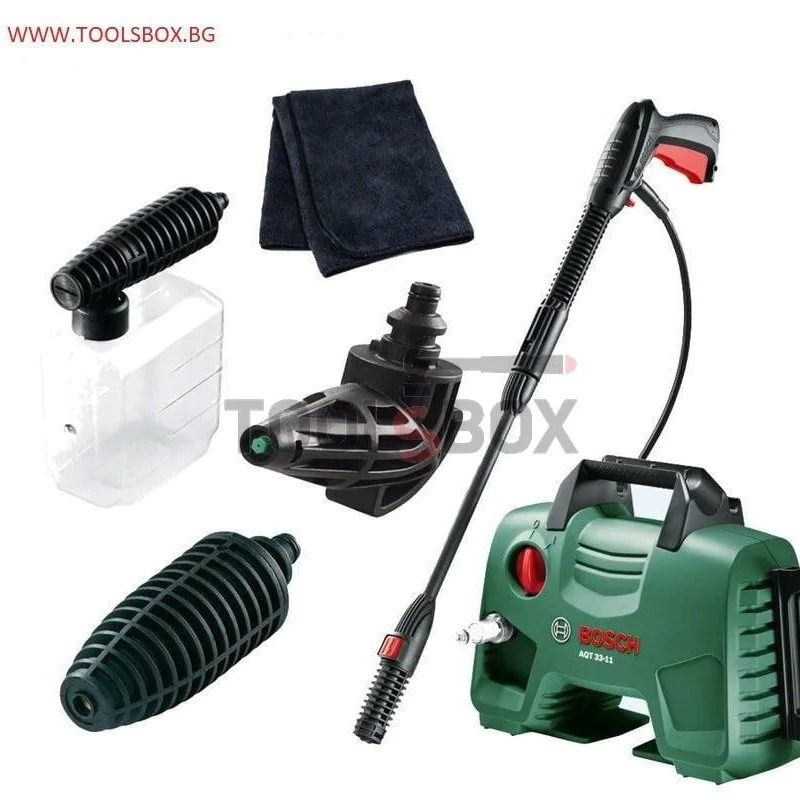 Bosch Water Blasting Machine AQT 33-11 C , 1300 W , 110 bar , 330 l/h