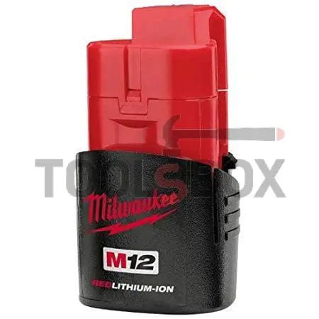 Milwaukee M12B battery, 12 V 1.5 Ah Li-ion