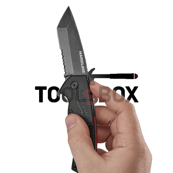 HardlineTM serrated folding knife 48221998