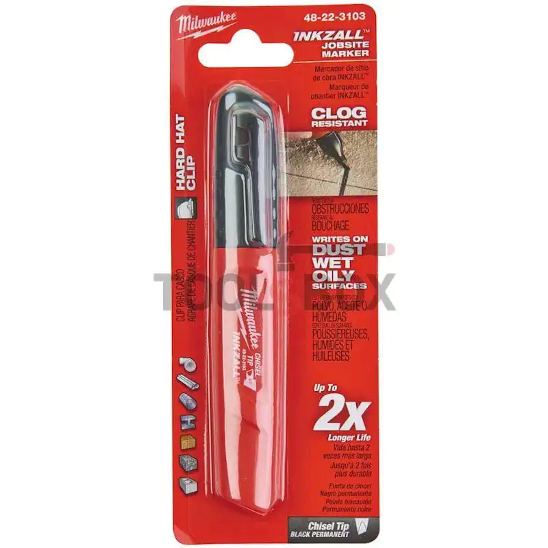 Milwaukee black marker 48223103 / INKZALL