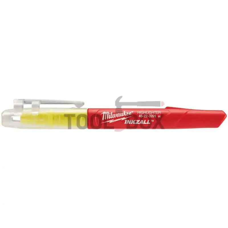 Set of 5 yellow markers Milwaukee / INKZALL 48223201