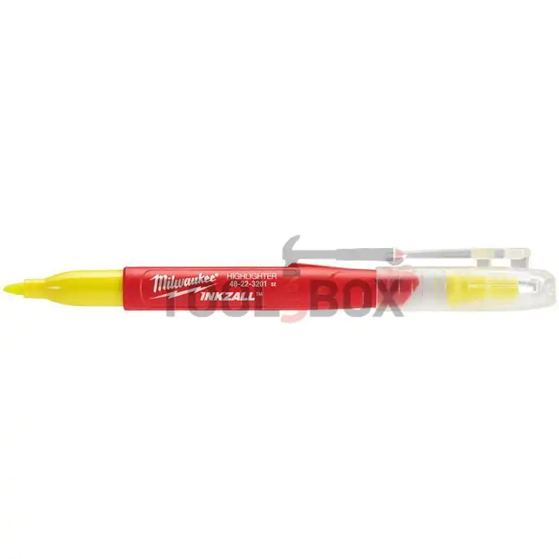 Set of 5 yellow markers Milwaukee / INKZALL 48223201